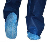 Shoe Cover Spunbound Polypropylene Size One Size Fits Most Blue 100/Bg