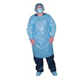 Fluid Resistant Isolation Gowns 50/Box, Blue, 303bl